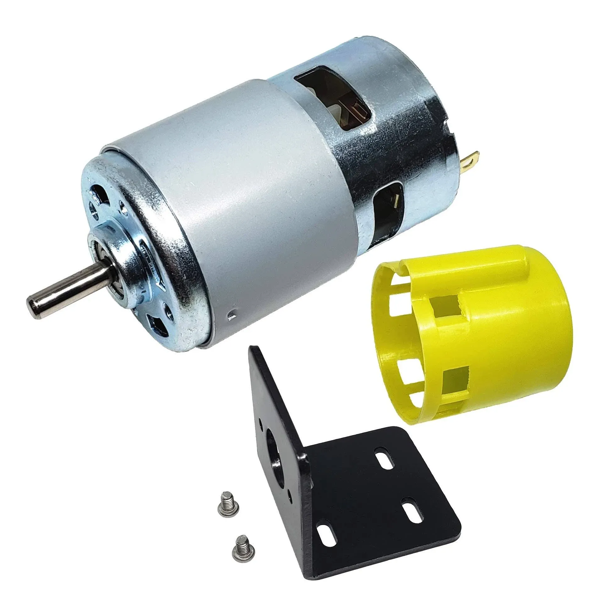 Hechengdianzi 775 DC Motor DC 12V 7500-15000rpm & Bracket High Speed Large Torque ...