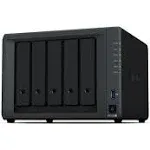 Synology DS1522+ 5-Bay DiskStation NAS (AMD Ryzen R1600 8GB Ram 4xRJ-45 1GbE LAN-Port) 5-Bay 20TB Bundle with 5X 4TB Seagate IronWolf