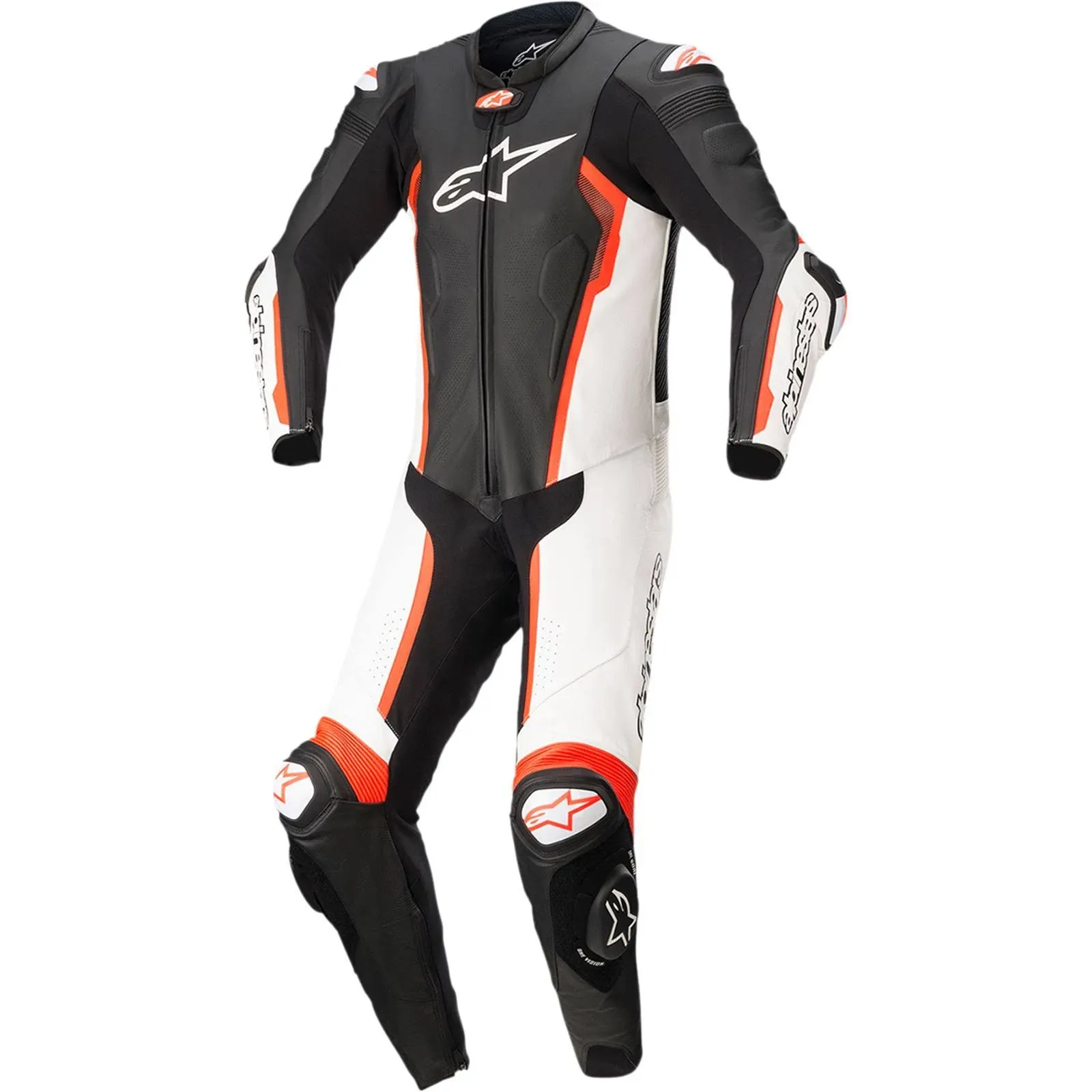 Alpinestars Missile V2 1-Piece Suit-Black/White/Red-54