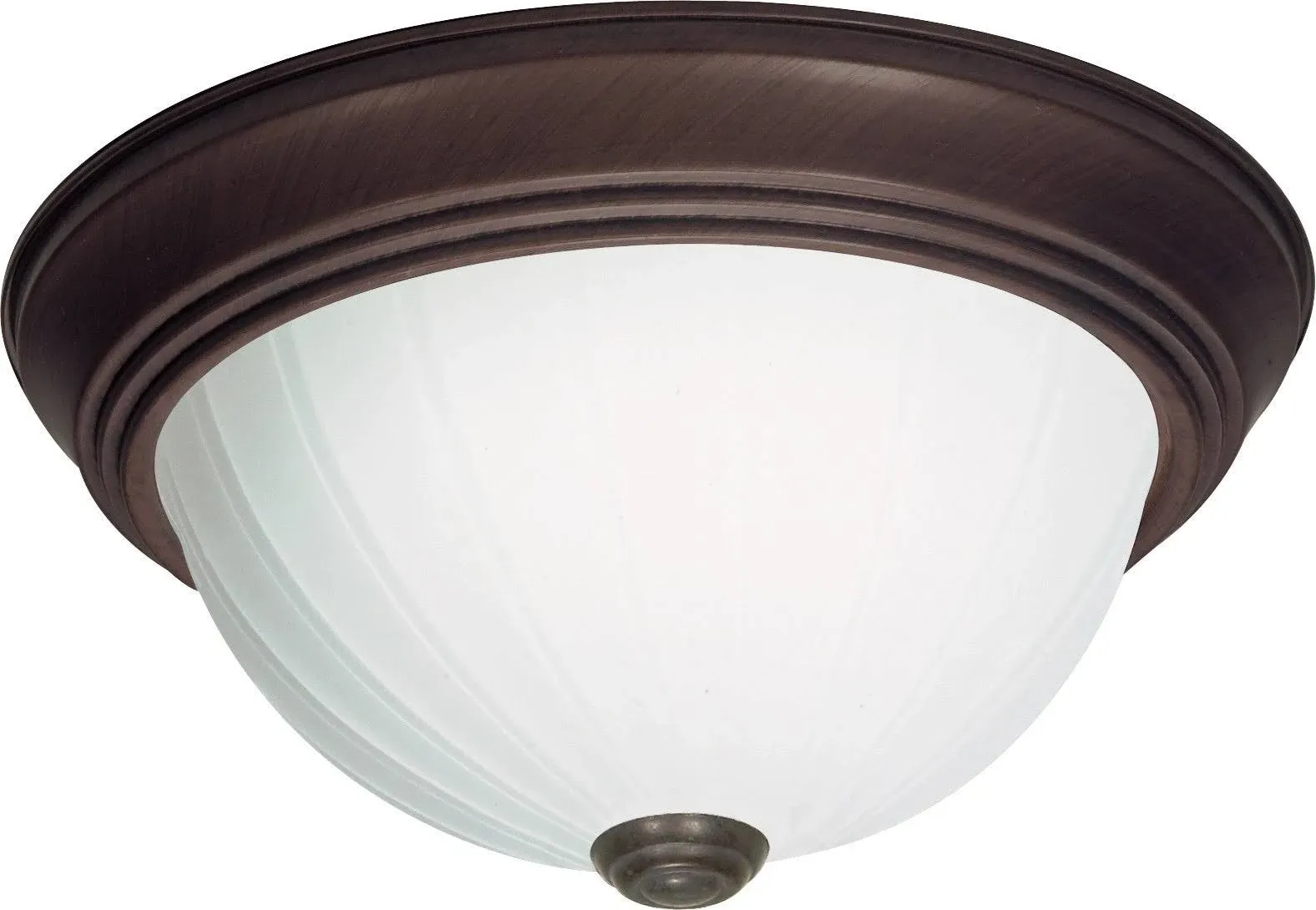 Two Light Flush Mount in Old Bronze Finish by Nuvo Lighting