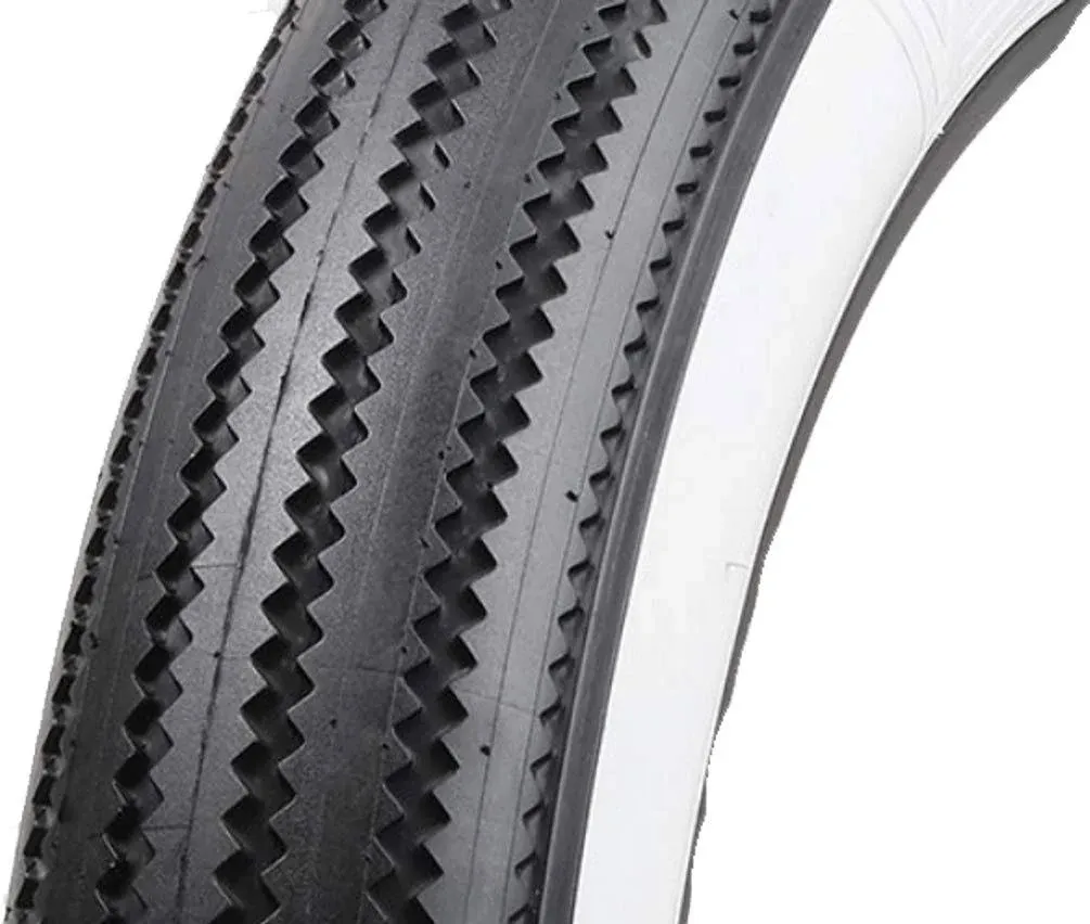 Vee Tire Zigzag Fatbike Tire 26x4.0 Wire Whitewall