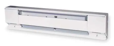 Dayton 3UG79 60" Electric Baseboard Heater, White, 1250W, 120V