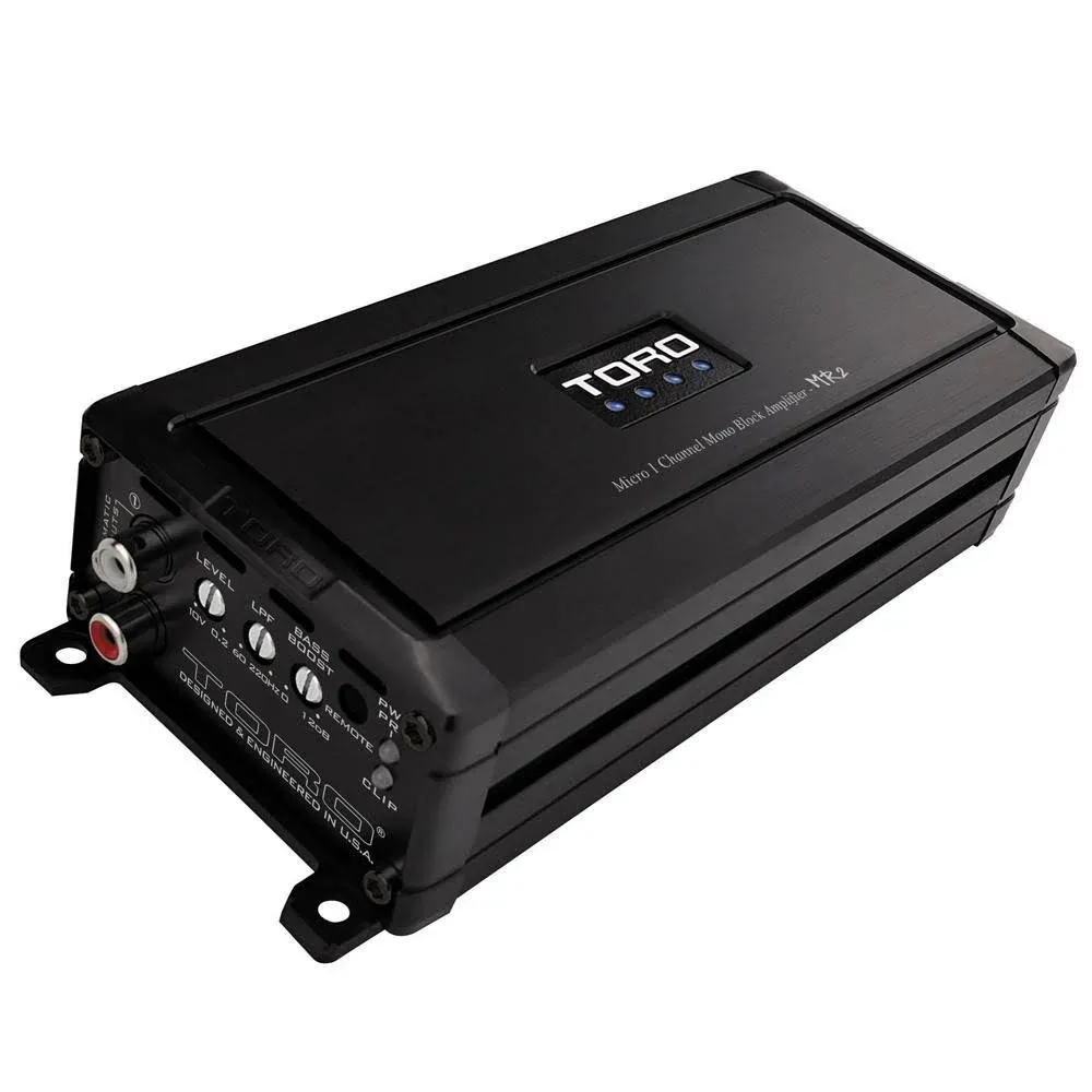 Toro Tech Audio –  MR2, 500 Watts RMS @ 1Ω Micro Sized Monoblock Car Amplifier