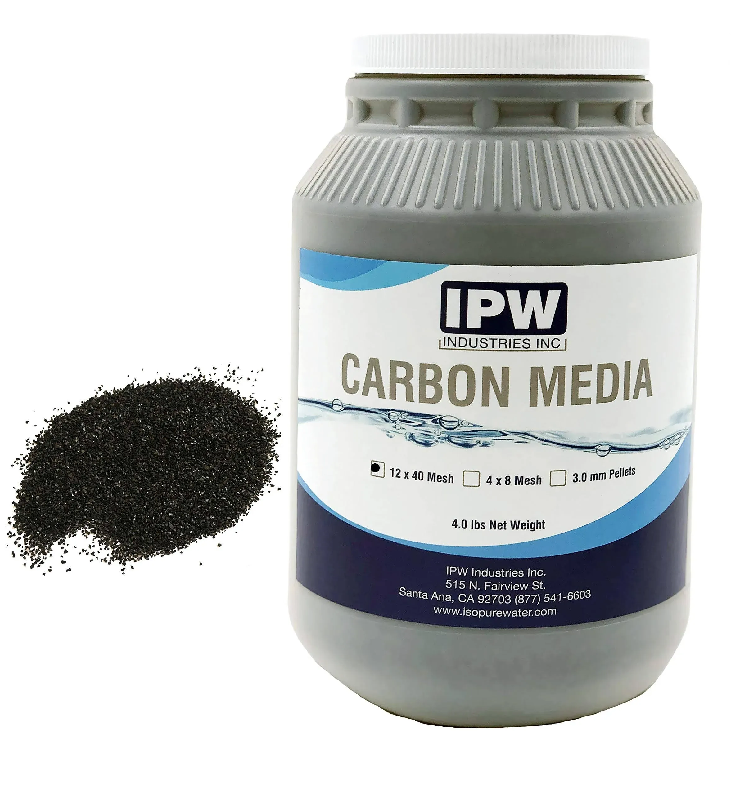 4 Lbs Bulk Water Filter-Air Filter Refill Coconut Shell Granular Activated Carbon Charcoal