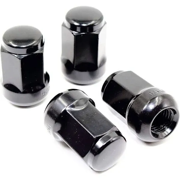 Set of 20 Veritek 12x1.5 Black Radius OEM Factory Style Lug Nuts for Honda Acura ...