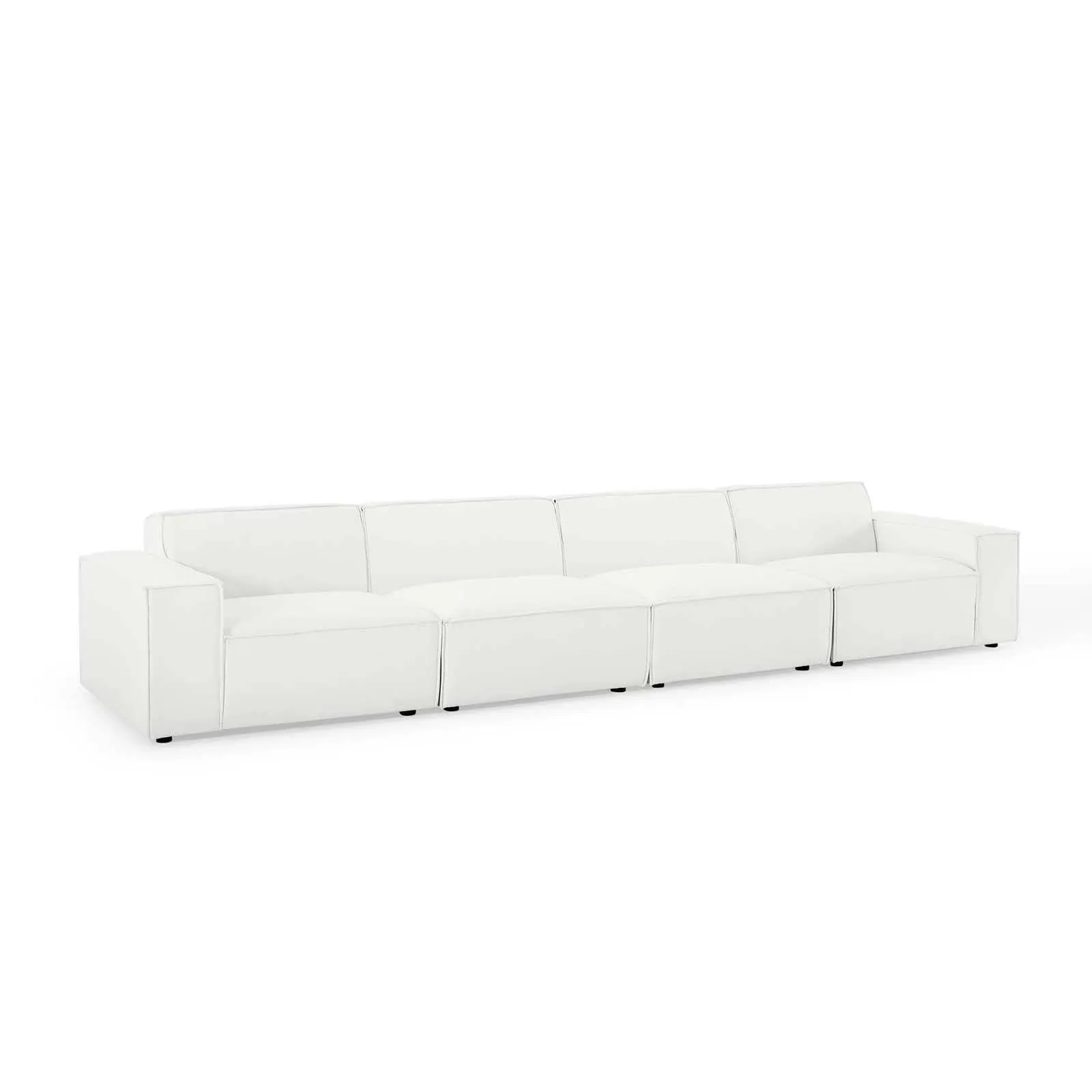 Modway Restore 4-Piece Sectional Sofa White