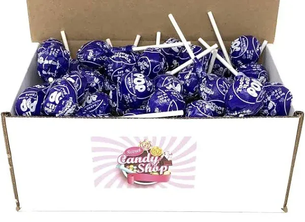 SECRET CANDY SHOP Tootsie Pops Lollipops 40 Lollies in a Box (Grape)