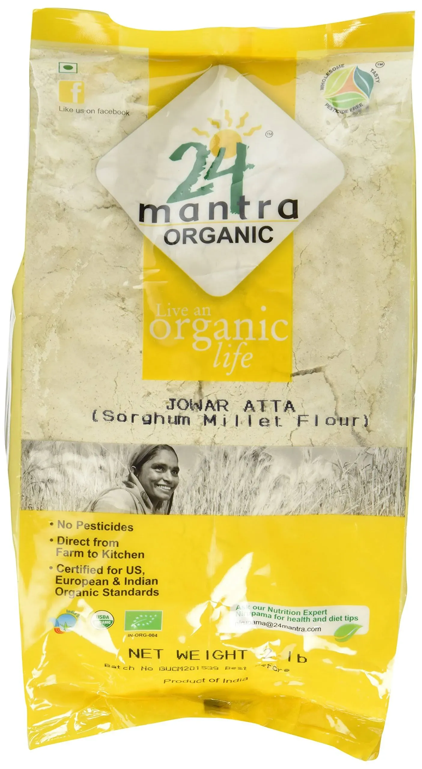 Buy Organic Jowar Sorghum Flour