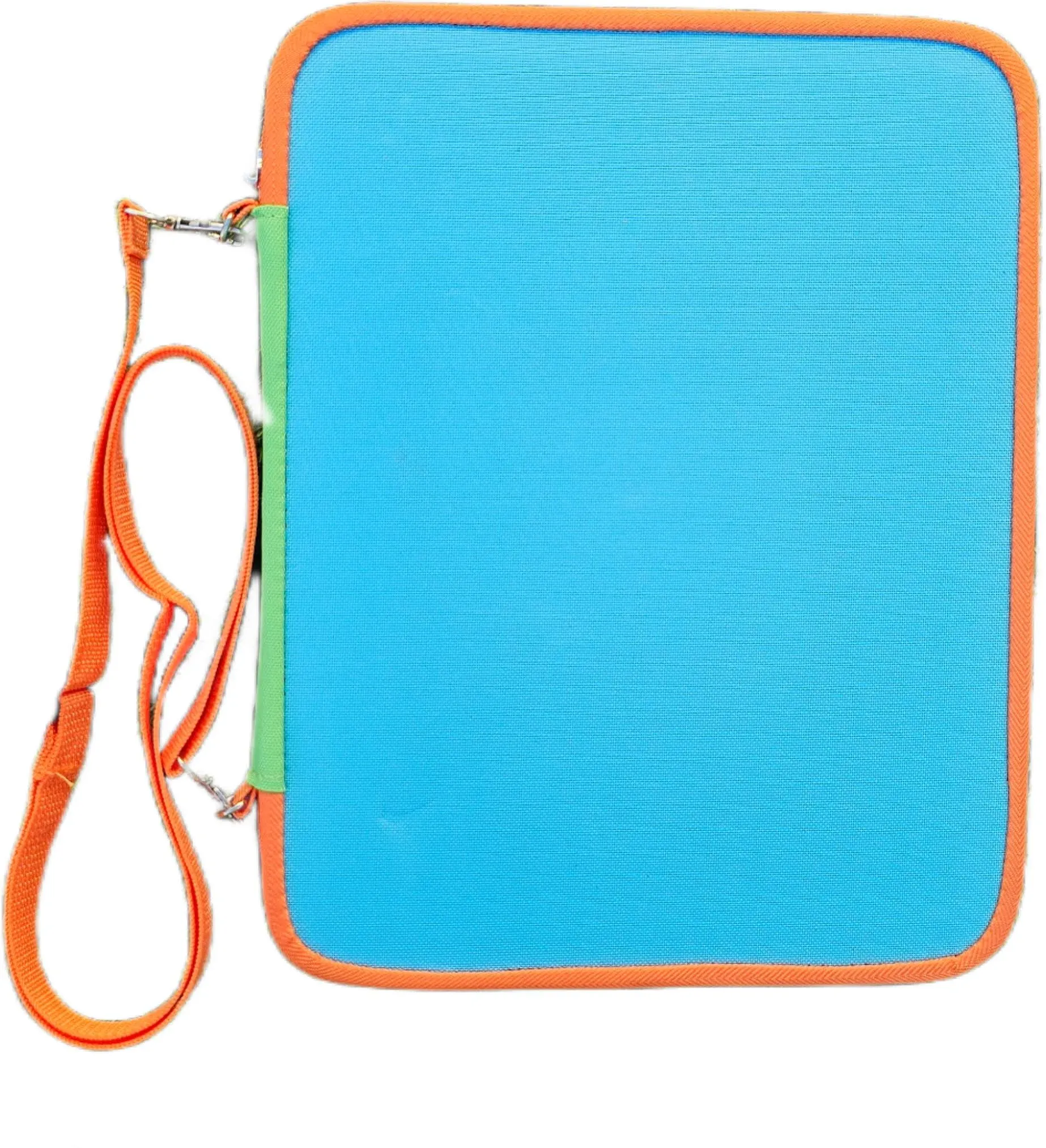 PinFolio Maxx Pin Display Bag, Lightweight & Slim Sports Pin Book Designed for Storage & Easy Trading Up to 120 1-Inch Enamel Pins (Orange, Blue & Green)