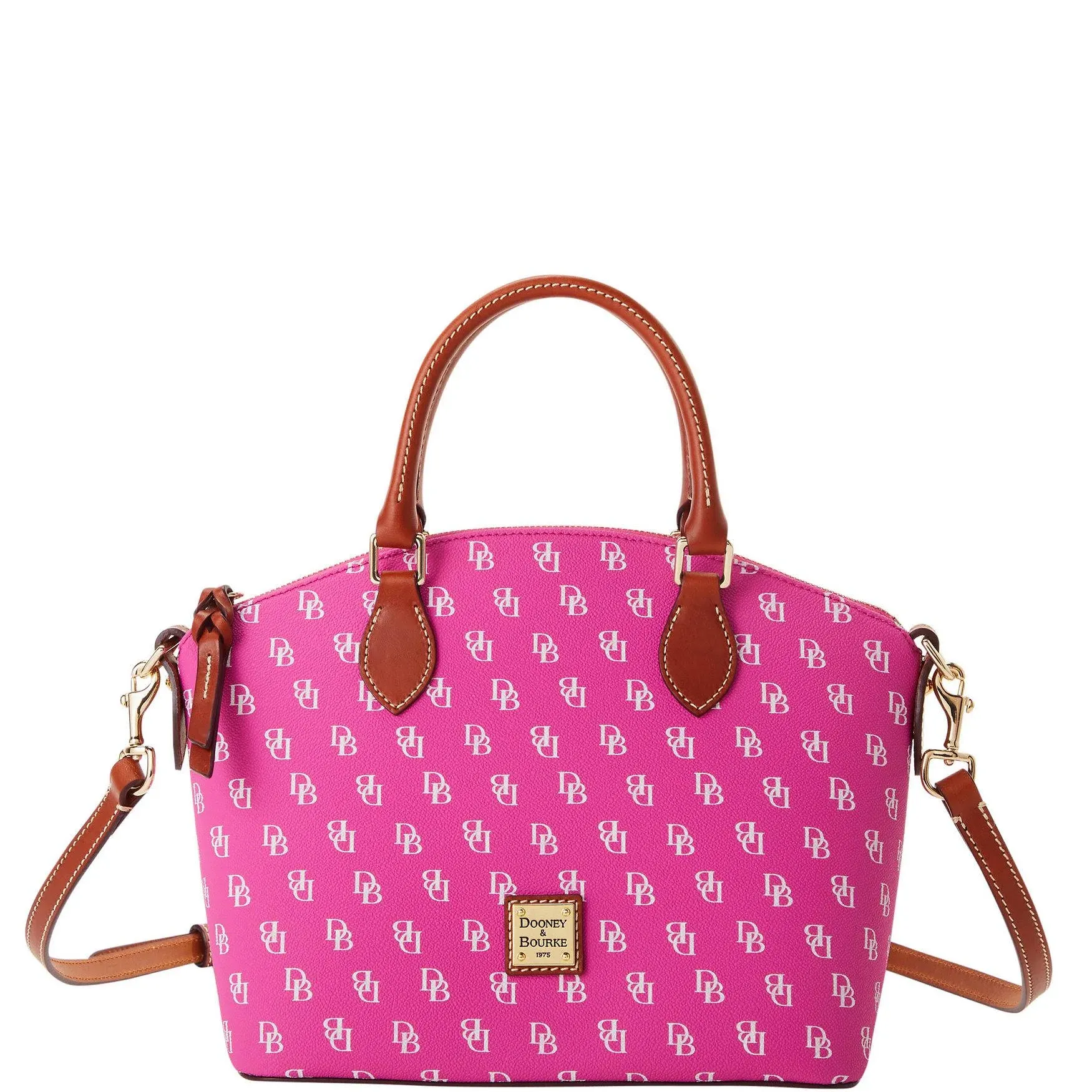 Dooney &amp; Bourke Gretta Geena Satchel - Fuchsia