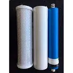 Stealth RO150 Complete Compatible Replacement Filter Kit for Hydro Logic Stealth RO150 Includes Membrane, Carbon & Sediment Filter