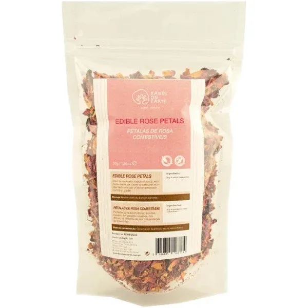 Dried Edible Red Rose Petals 30g (1.05 oz) | For Cake Decorating | For Gin and Tonic Garnish | For Culinary | For Baking | For Cocktail!