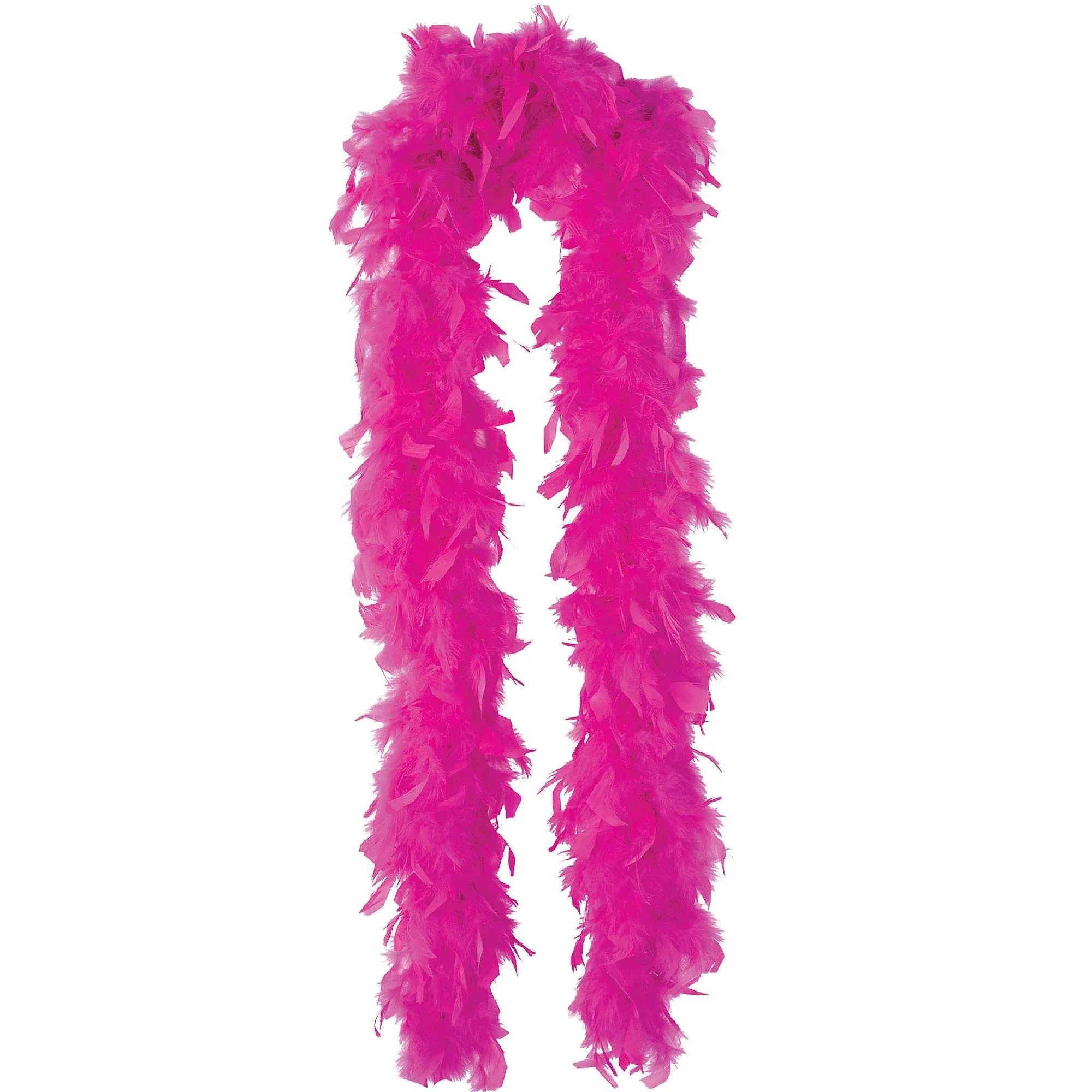 Vibrant Pink Boa - 72" (1 Pc.) - Luxurious Synthetic Fiber Material - Perfect for Costumes, Parties & Special Occasions