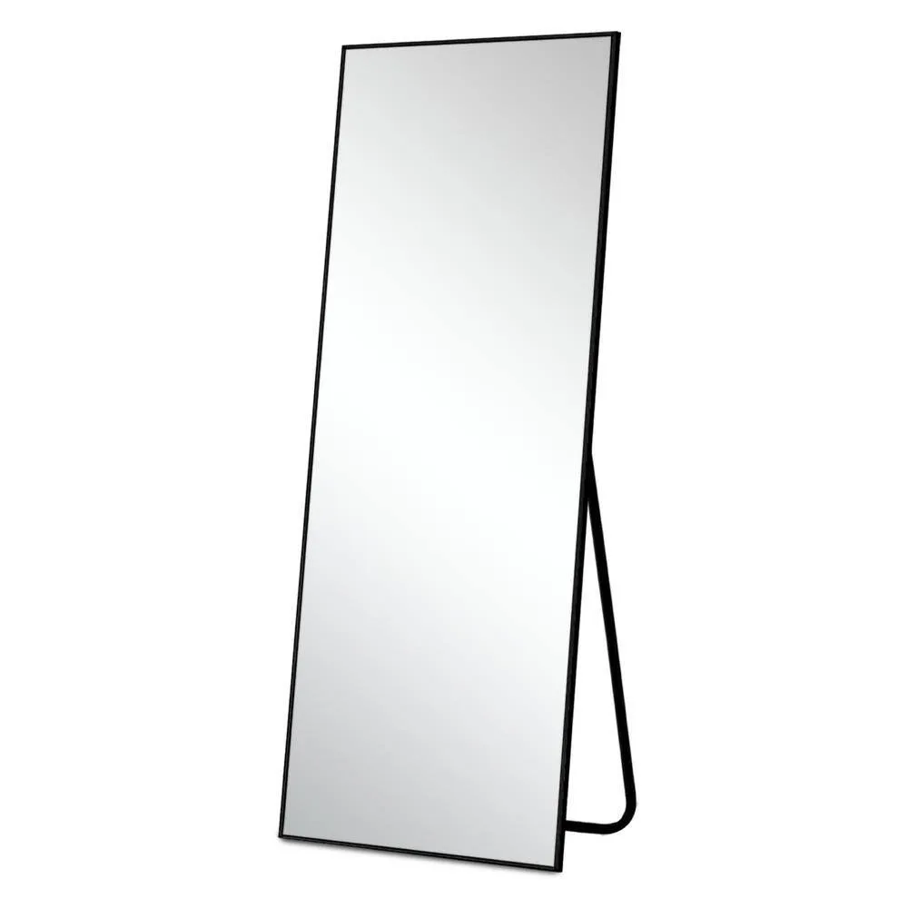 PexFix 71 in. x 32 in. Classic Rectangle Framed Black Vanity Mirror