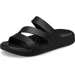 Crocs Women's Getaway Strappy Black / 9