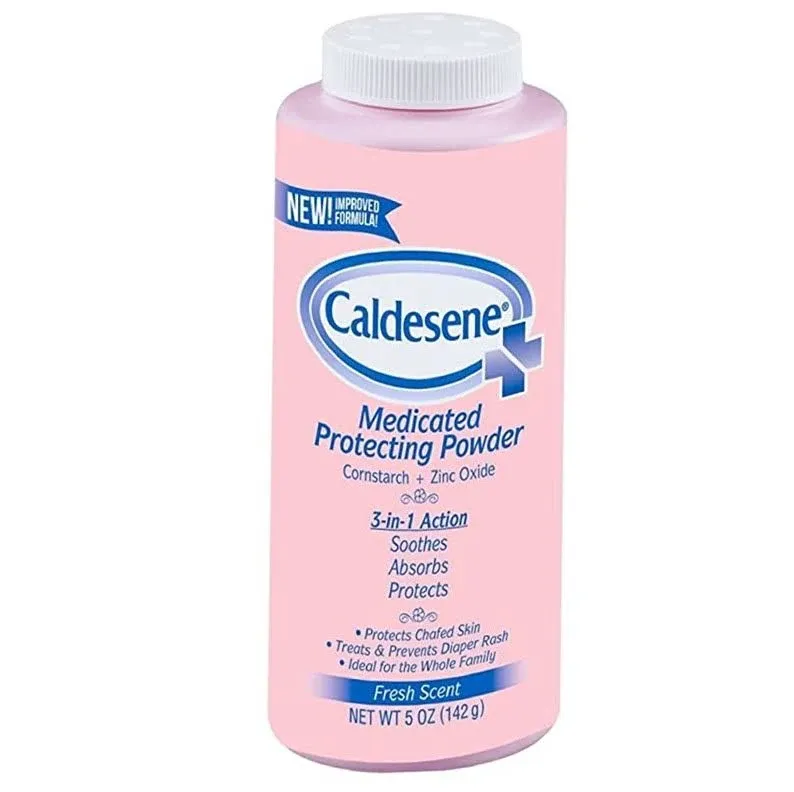 Caldesene Medicated Protecting Powder with Zinc Oxide &amp; Cornstarch-Tal<wbr/>c Free, 5