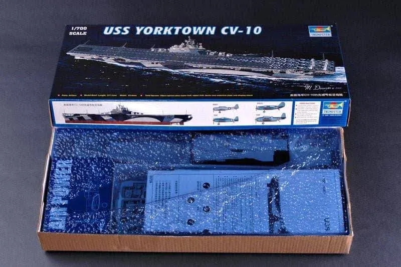 TRUMPETER 05729 USS YORKTOWN CV-10 MODEL KIT-NIB-1/700 SCALE