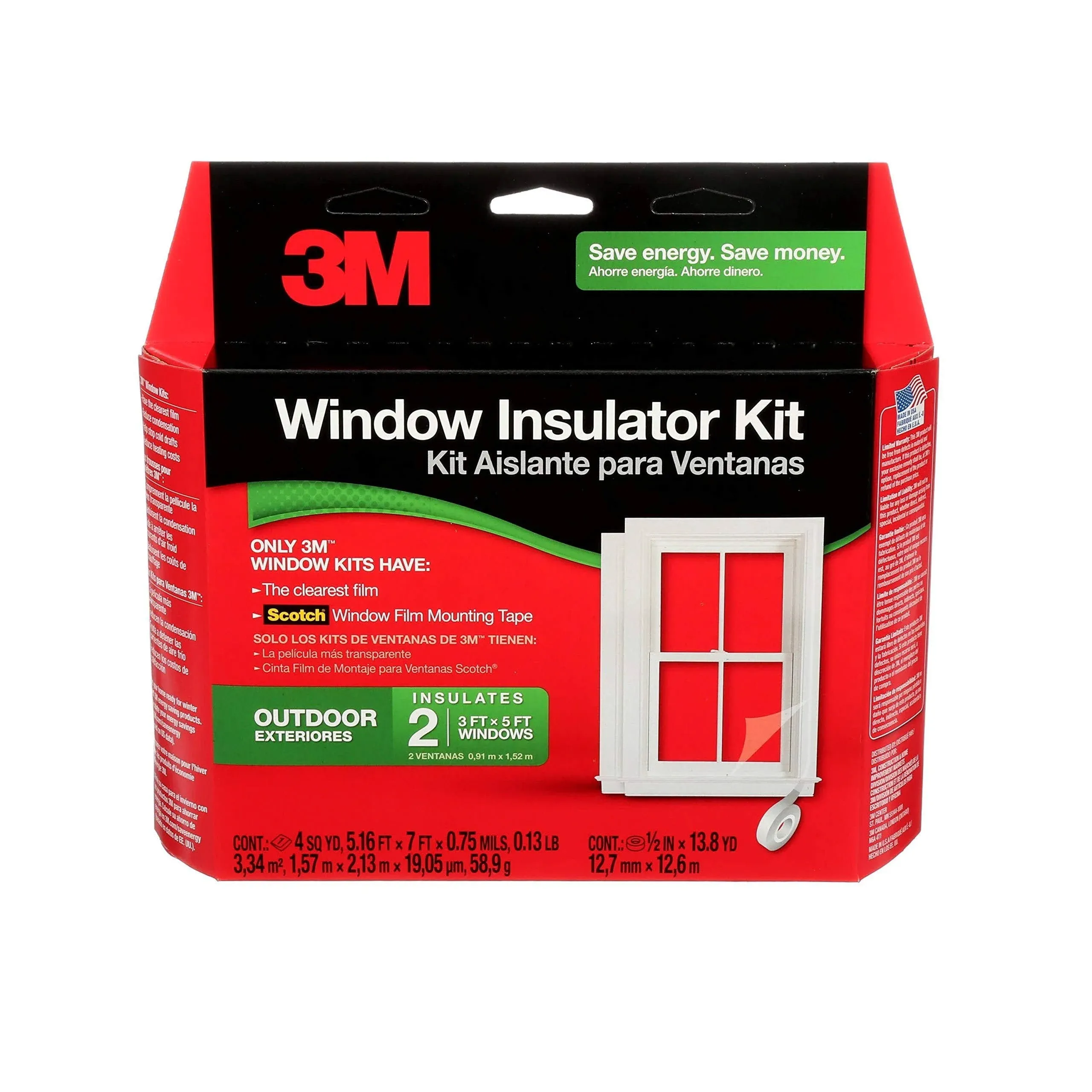 3M Indoor Window Insulator Kit