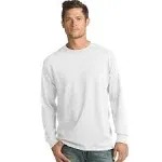 Hanes ComfortSoft Men's Long-Sleeve T-Shirt 4-Pack Light Steel / S