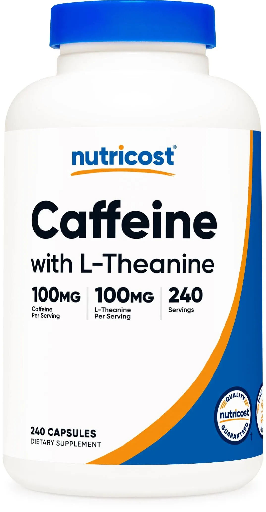 Nutricost Caffeine + L-Theanine Capsules