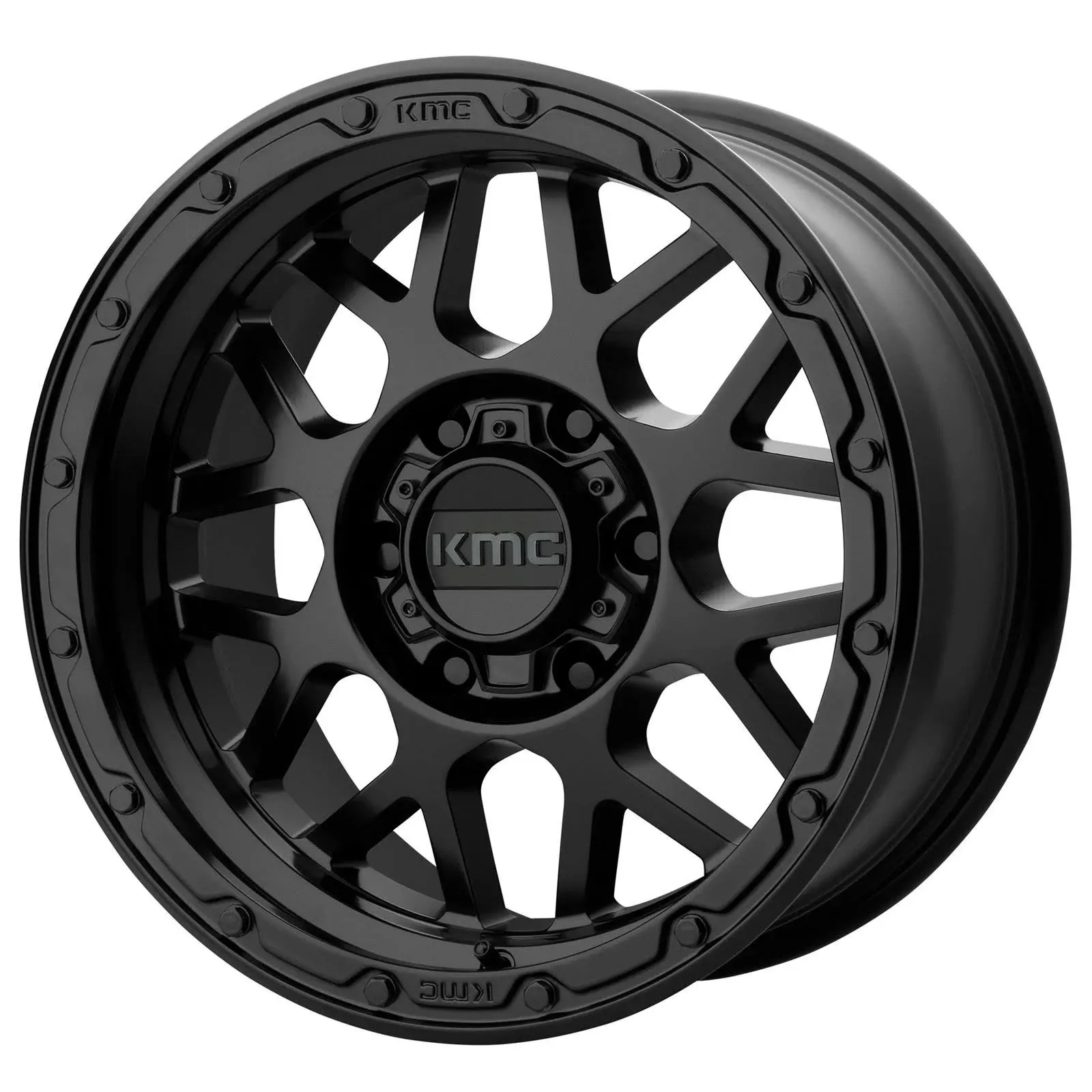 KMC Aluminum Rim KM535 GRENADE OFF-ROAD 16X8in Matte Black Finish  KM53568068706N