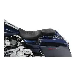 Mustang Wide Tripper Diamond Solo Seat for Harley Touring (2008-2024)