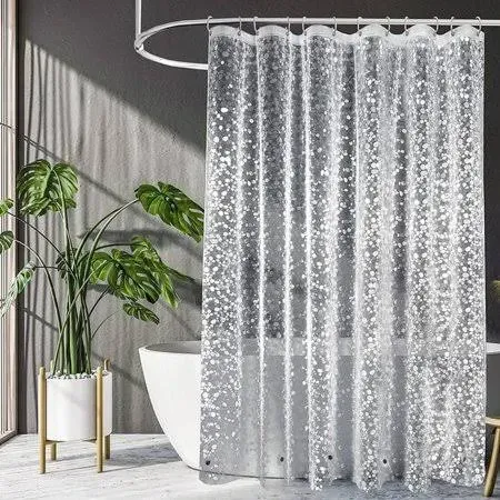 NEW Heavy Duty EVA Shower Curtain Liner Waterproof Resistant Bathroom 72 x 78Inc