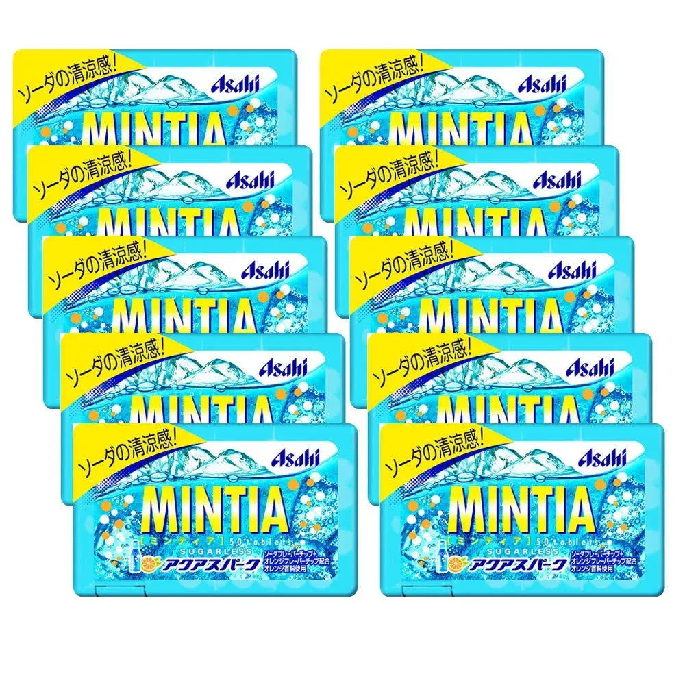 Mintia Aqua Spark 0.2oz 10pcs Japanese Tablet Candy Ninjapo