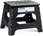 Folding Step Stool for Adults-11 Height Lightweight Plastic Stepping Stool. F...