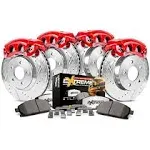 Power Stop KC2073-36 Z36 Ceramic Brake Pad Drilled/Slotte<wbr/>d Rotor and Caliper Kit