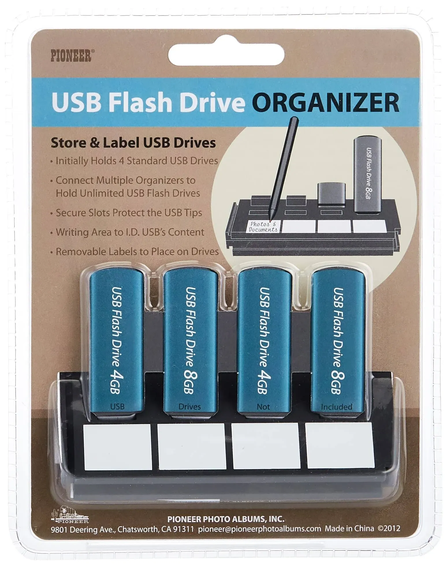 Pioneer Photo Albums USB Organizer