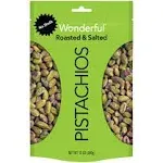 Wonderful Roasted & Salted No Shells Pistachios - 12oz