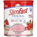 SlimFast Original Strawberries & Cream Meal Replacement Shake Mix