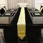 Sequined Rhinestone Washable Placemats 30 x 40 cm for Indoor Outdoor Wedding ...