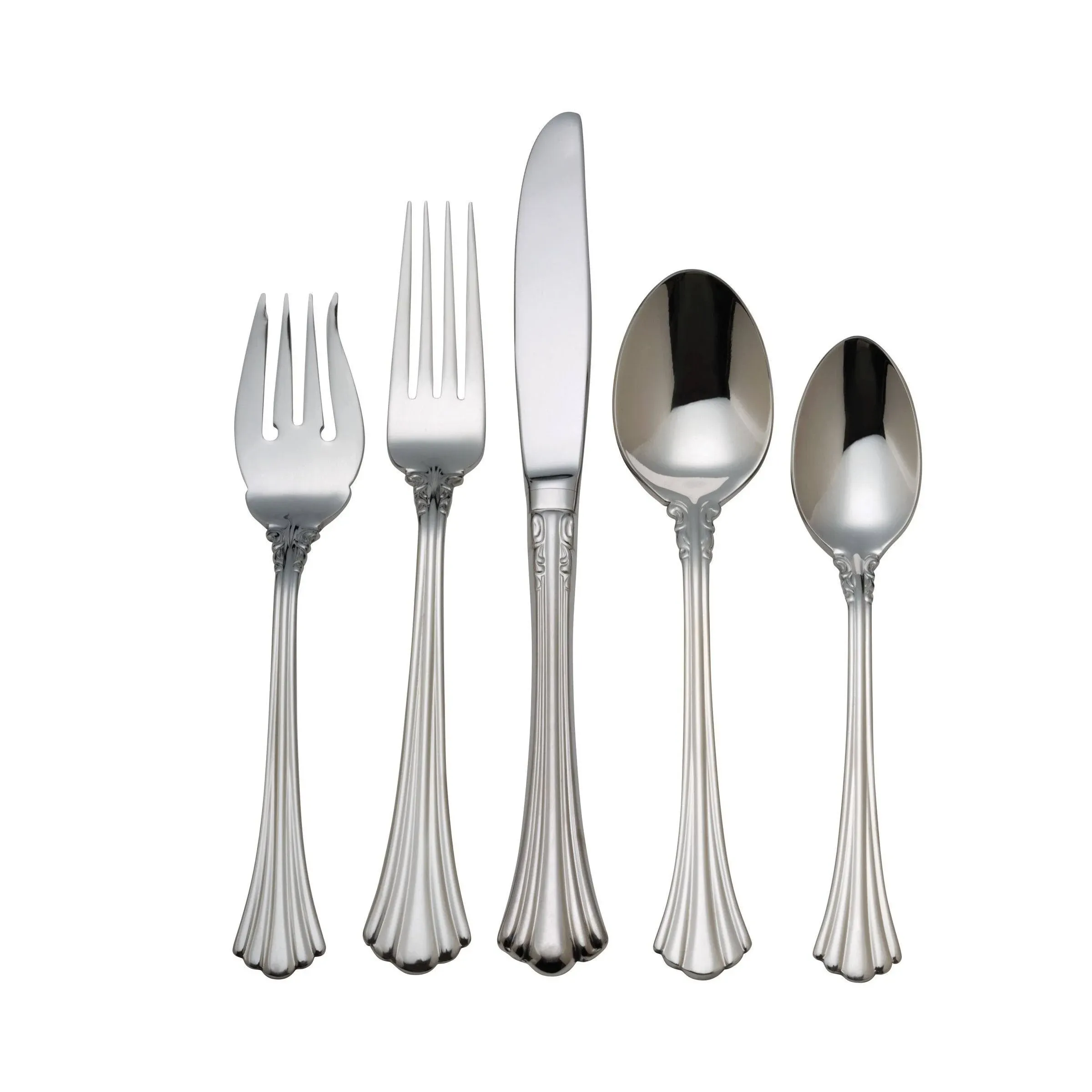 Reed & Barton 1800 18/10 Stainless Steel 5-Piece Place Setting