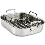 All-Clad Large Stainless Steel Roaster with Rack