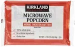 44 Bags Microwave Popcorn Movie Theater Butter from Kirkland Signature