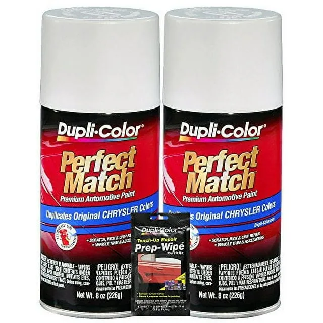 Dupli-Color Bcc0407 Stone White Chrysler Perfect Match Automotive Paint - 8 oz ...