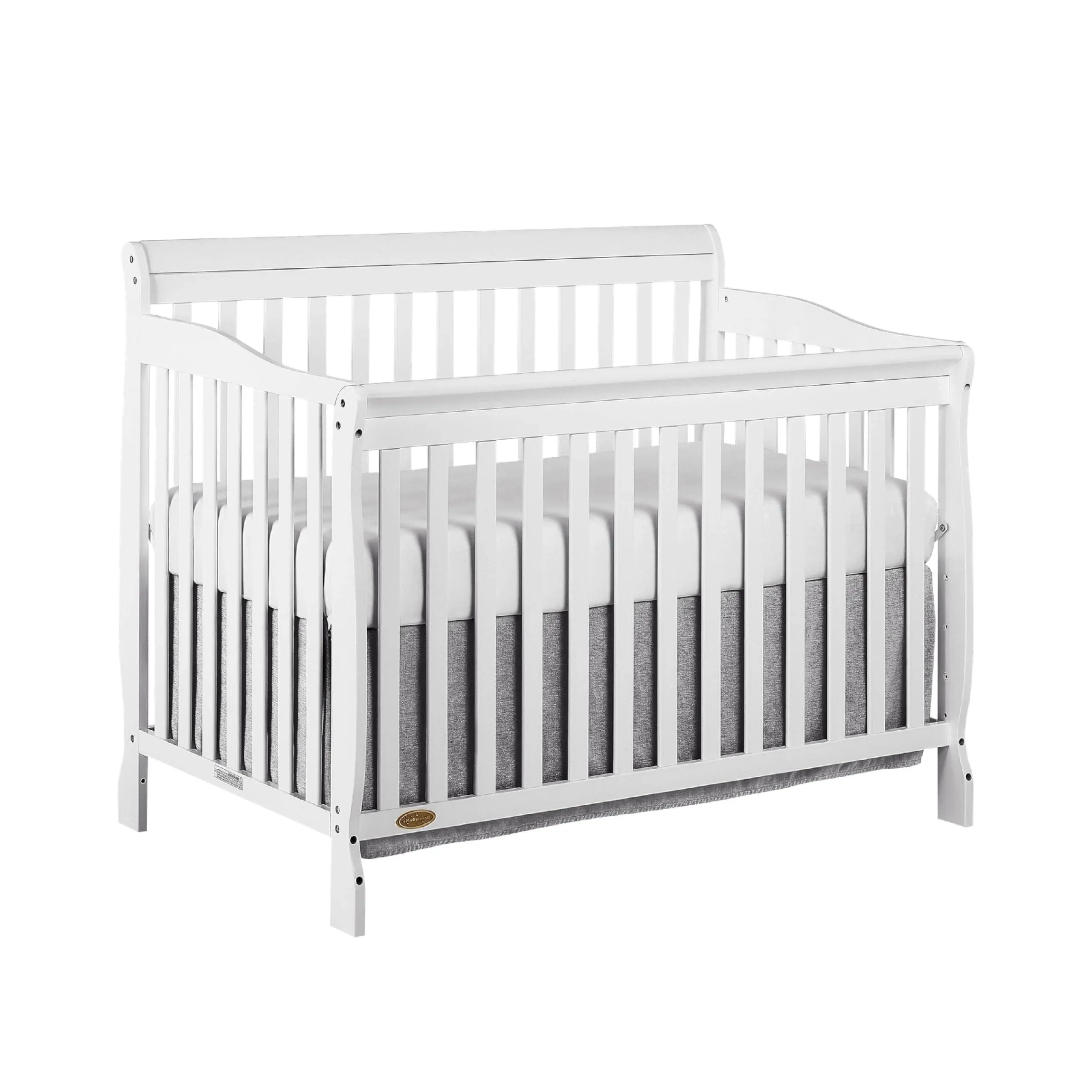 Dream On Me Ashton 5-in-1 Convertible Crib - White