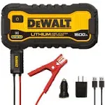 DeWalt DXAELJ16 1600 Peak Amp Jump Starter Battery Booster with USB Power Station