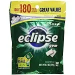 Eclipse Spearmint Sugarfree Gum Refill, 180 Pieces, 8.8 Oz (pack Of 2)