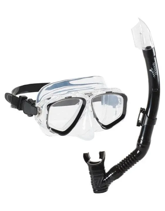 Speedo Adult Adventure Mask/Snorkel Set Smoke