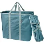 CleverMade Collapsible Laundry Caddy Dark Teal | Light Teal / 2