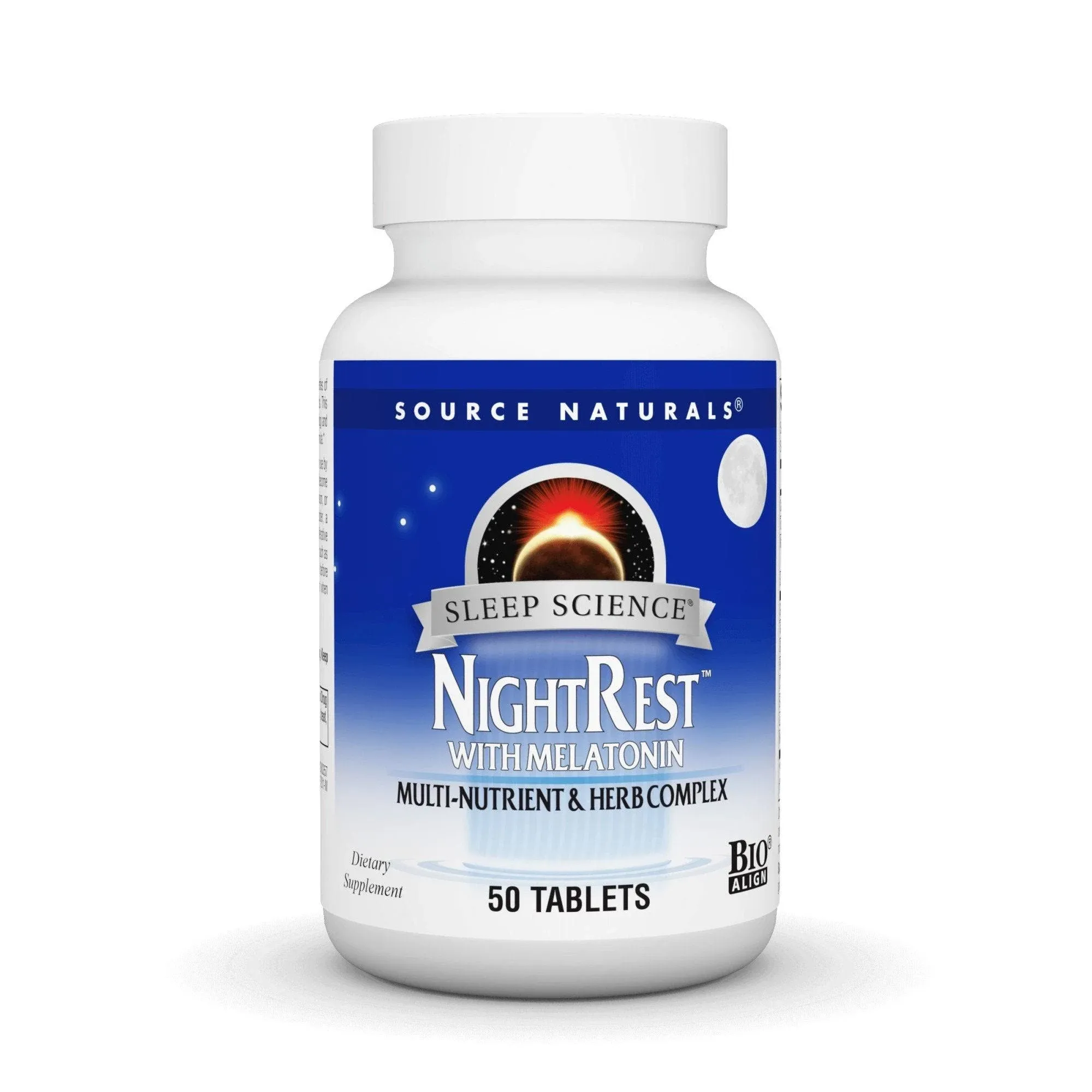 Buy Night Rest 50 Tabs By Source Naturals | Herbspro.com