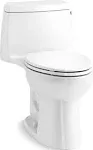 Santa Rosa One-Piece Compact Elongated 1.28 GPF Toilet with Revolution 360 Swirl Flushing Technology