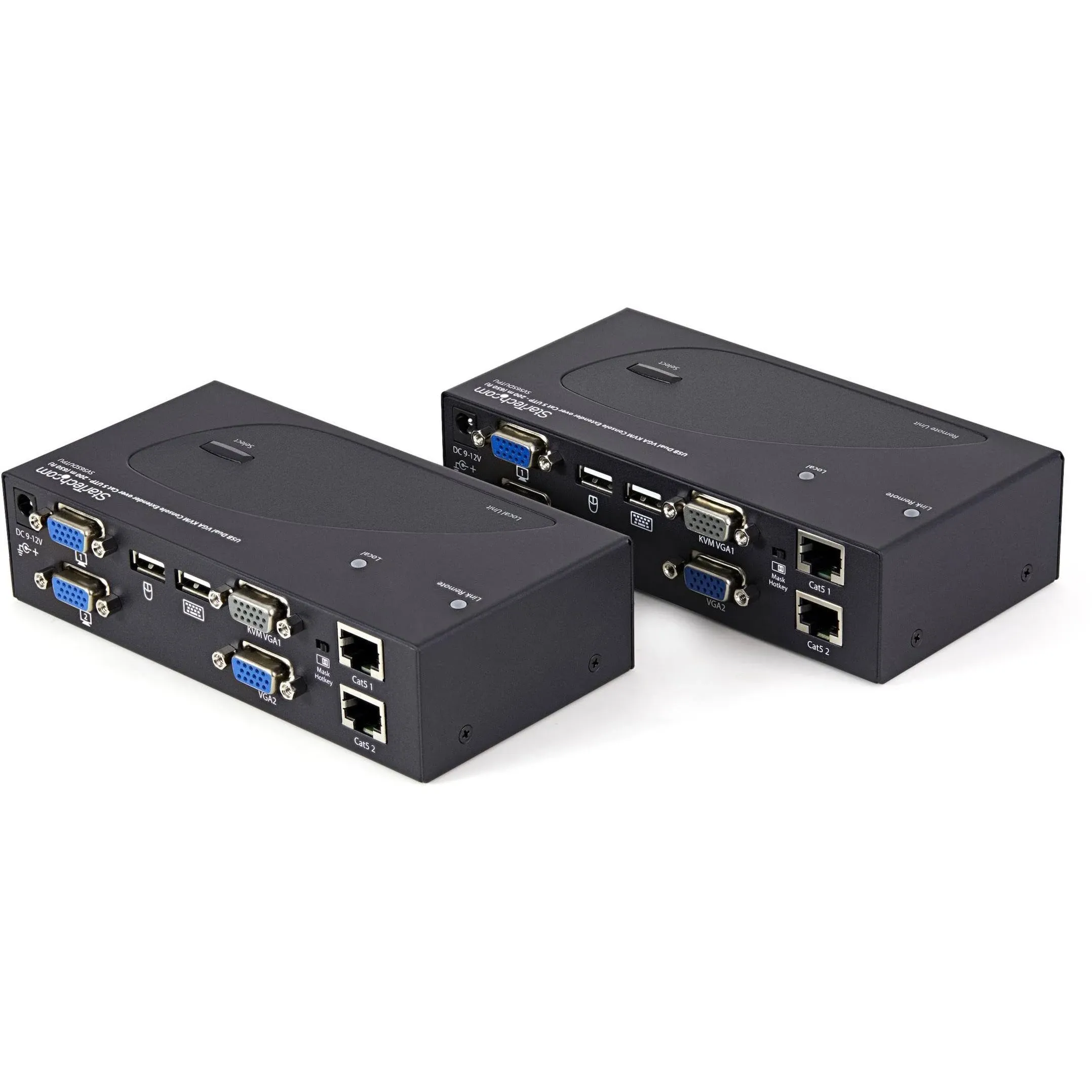 StarTech.com USB Dual VGA Over Cat5 KVM Console Extender - 650 ft -