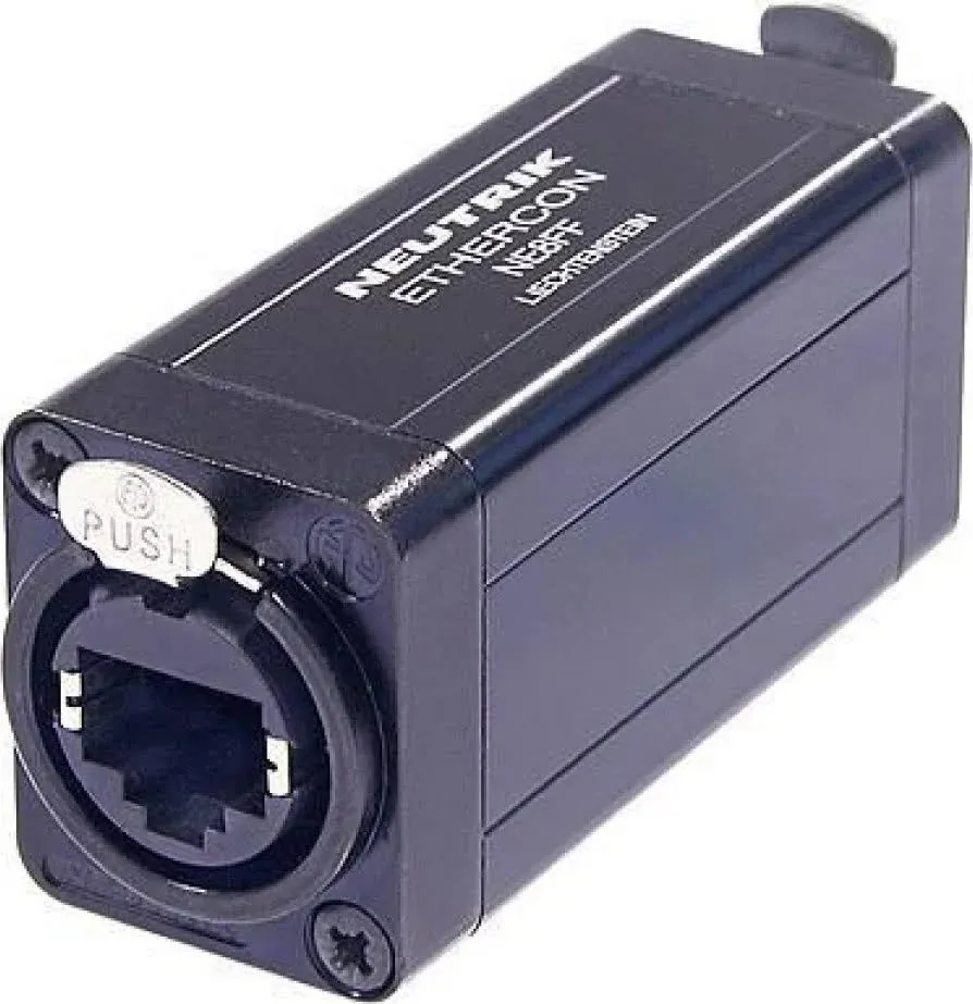 Neutrik NE8FF Ethercon RJ45 Feedthrough Coupler