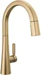 Monrovia Single-Handle Pull Down Sprayer Kitchen Faucet in Lumicoat Champagne Bronze