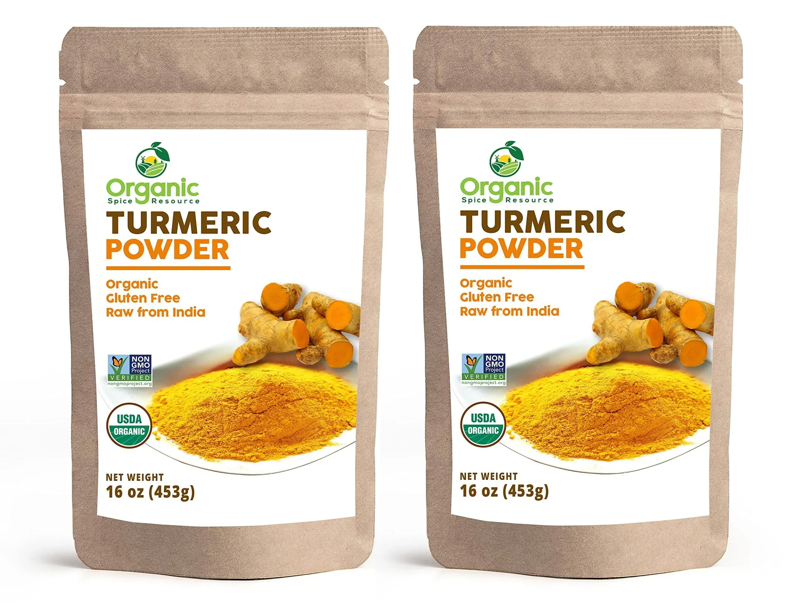 Organic Turmeric Powder w/Curcumin | 35.27 Ounce / 2.2 lbs | USDA Organics and Non-GMO | Lab Tested for Heavy Metal and Purity | 100% Raw and Natural