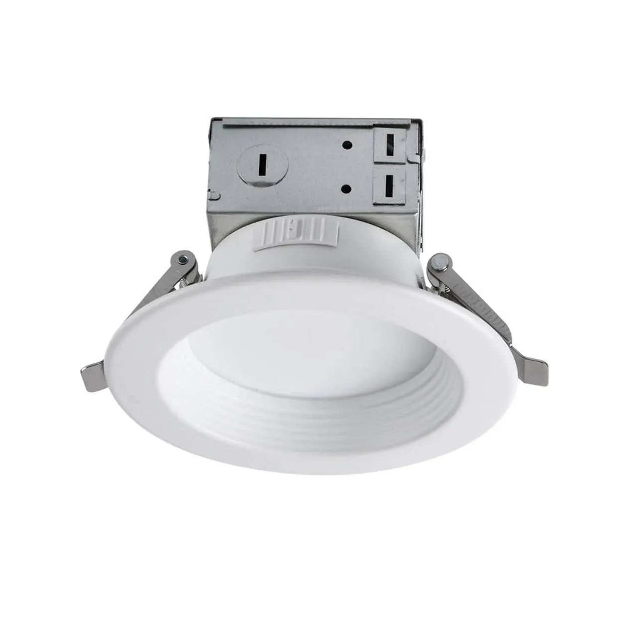 ASD 6 Pack 4 Inch LED Recessed Lighting with Integrated Junction Box - 10W 695LM 2700K-5000K CCT Selectable Dimmable Canless Light - Wet Location IC Rated Ultra Thin Downlight - UL, Energy Star